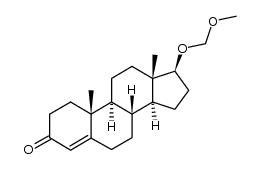 17β-(methoxymethoxy)androst-4-en-3-one结构式
