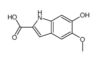 6-hydroxy-5-methoxy-2-indolylcarboxylic acid Structure