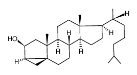 3α,5-Cyclo-5α-cholestan-2β-ol Structure