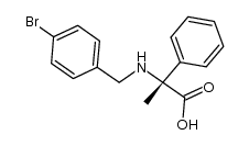 2-((4-bromobenzyl)amino)-2-phenylpropanoic acid Structure