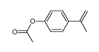 p-isopropenyl-phenol acetate Structure