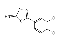 2-Amino-5-[3,4-dichlorophenyl]-1,3,4-thiadiazole Structure