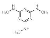 N2,N4,N6-三甲基-1,3,5-三嗪-2,4,6-三胺结构式
