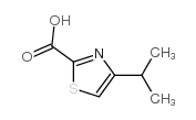 4-异丙基噻唑-2-羧酸结构式