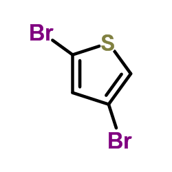 2,4-Dibromothiophene Structure