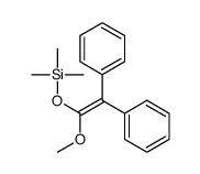 (1-methoxy-2,2-diphenylethenoxy)-trimethylsilane结构式