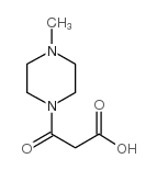 3-(4-甲基-1-哌嗪)-3-氧丙酸结构式