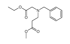 methyl 3-(benzyl(2-ethoxy-2-oxoethyl)amino)propanoate Structure