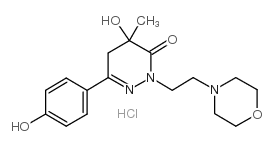 4-hydroxy-4-methyl-2-(2-morpholin-4-ylethyl)-6-(4-oxocyclohexa-2,5-dien-1-ylidene)diazinan-3-one,hydrochloride结构式