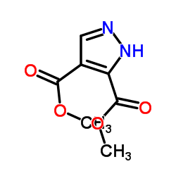 Dimethyl 1H-pyrazole-4,5-dicarboxylate Structure