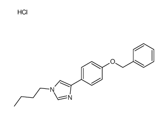 1-butyl-4-(4-phenylmethoxyphenyl)imidazole,hydrochloride Structure