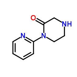 1-(2-吡啶基)-哌嗪酮结构式
