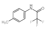 2,2,2-trifluoro-N-(4-methylphenyl)acetamide Structure