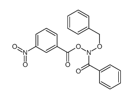 [benzoyl(phenylmethoxy)amino] 3-nitrobenzoate结构式