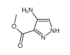 4-氨基-1H-吡唑-3-羧酸甲酯结构式