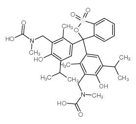 Glycine thymol blue Structure
