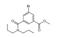 methyl 3-bromo-5-(dipropylcarbamoyl)benzoate结构式