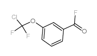 3-氯二氟甲氧基-苯甲酰氟结构式