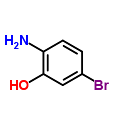 2-氨基-4-溴苯酚结构式