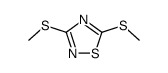 3,5-bis-methylsulfanyl-1,2,4-thiadiazole Structure