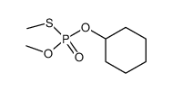 O,S-Dimethyl-O-cyclohexylphosphorthiolat结构式