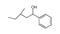 3-methyl-1-phenylpentan-1-ol Structure