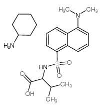 dansyl-dl-valine cyclohexylammonium salt Structure