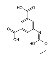 5-[(乙氧基羰基)氨基]-1,3-苯二羧酸结构式