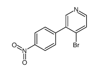 4-溴-3-(4-硝基苯基)-吡啶结构式