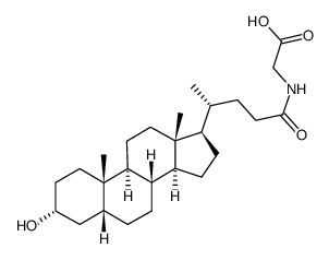 Glycolithocholic acid structure