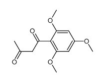 1-Methyl-3-(2',4',6'-trimethoxyphenyl)propan-1,3-dione结构式