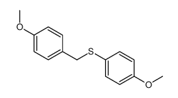 1-methoxy-4-[(4-methoxyphenyl)methylsulfanyl]benzene结构式