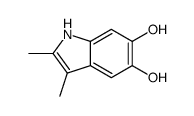 2,3-dimethyl-1H-indole-5,6-diol Structure