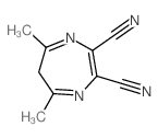 5,7-dimethyl-6H-1,4-diazepine-2,3-dicarbonitrile Structure