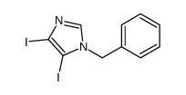 1-benzyl-4,5-diiodo-1H-imidazole结构式