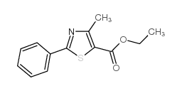 ethyl 4-methyl-2-phenyl-1,3-thiazole-5-carboxylate Structure
