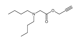 1-Dibutylaminoacetoxy-propin-(2)结构式