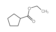 Cyclopentanecarboxylicacid, ethyl ester Structure