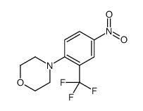 2-Morpholino-5-nitrobenzotrifluoride结构式