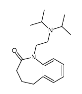 2,3,4,5-Tetrahydro-1-[2-(diisopropylamino)ethyl]-1H-1-benzazepin-2-one Structure