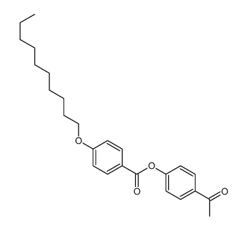 (4-acetylphenyl) 4-decoxybenzoate Structure
