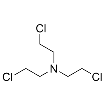 三(2-氯乙基)胺结构式