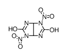 3,6-dinitro-1,3a,4,6a-tetrahydroimidazo[4,5-d]imidazole-2,5-dione结构式