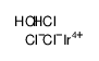 hexachloroiridium(2-),hydron Structure