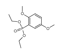 diethyl 2,5-dimethoxyphenylphosphonate结构式