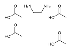 acetic acid,ethane-1,2-diamine结构式