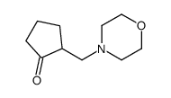 2-(morpholin-4-ylmethyl)cyclopentan-1-one结构式