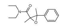 2,3-epoxy-N,N-diethyl-2-methyl-3-phenylbutanamide Structure