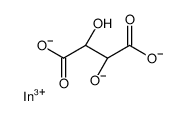 [R-(R*,R*)]-tartaric acid, indium(3+) salt Structure