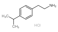 4-异丙基苯乙胺盐酸盐结构式